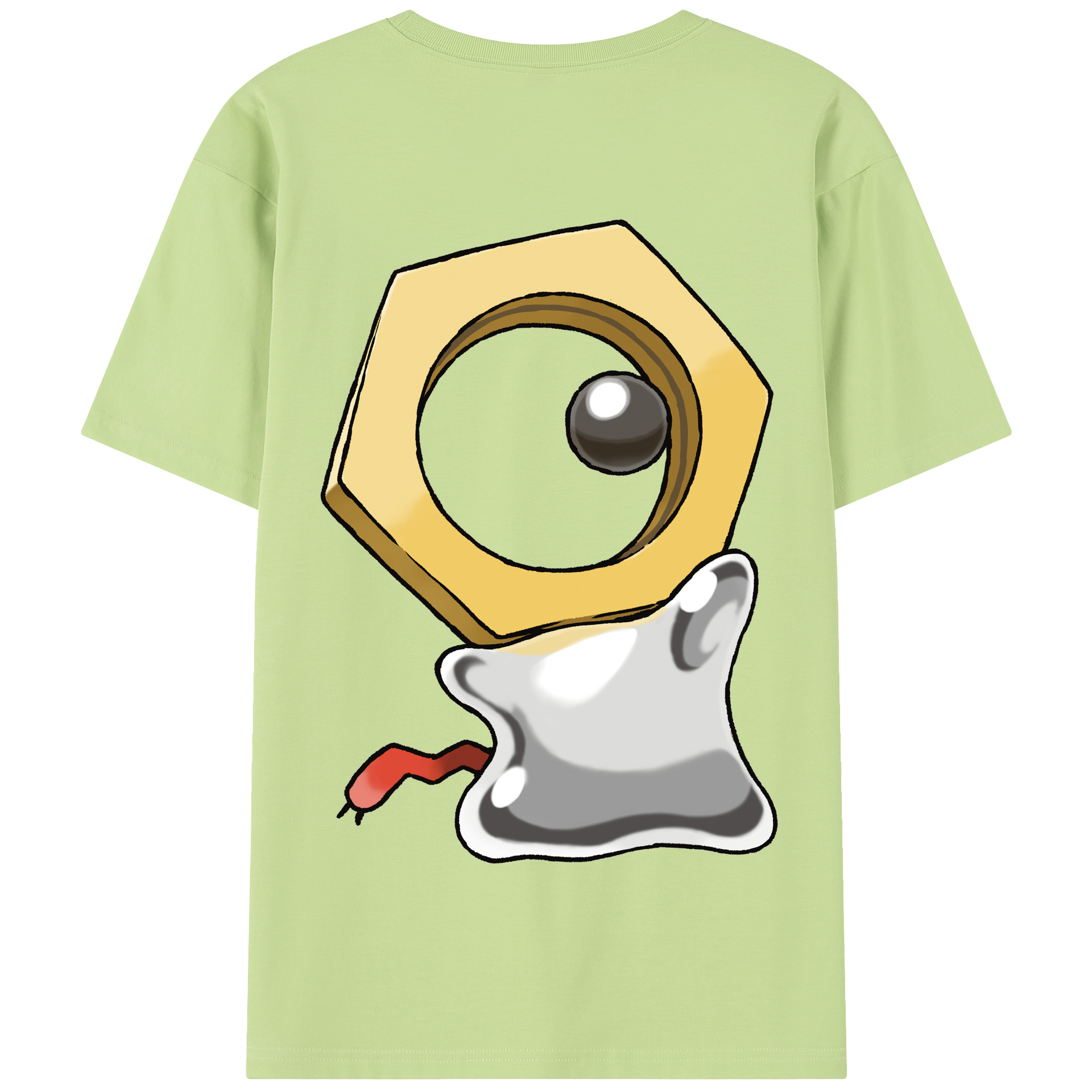 （画像用） ポケットモンスター Pokémon 綿100％半袖Tシャツ（背面プリント）